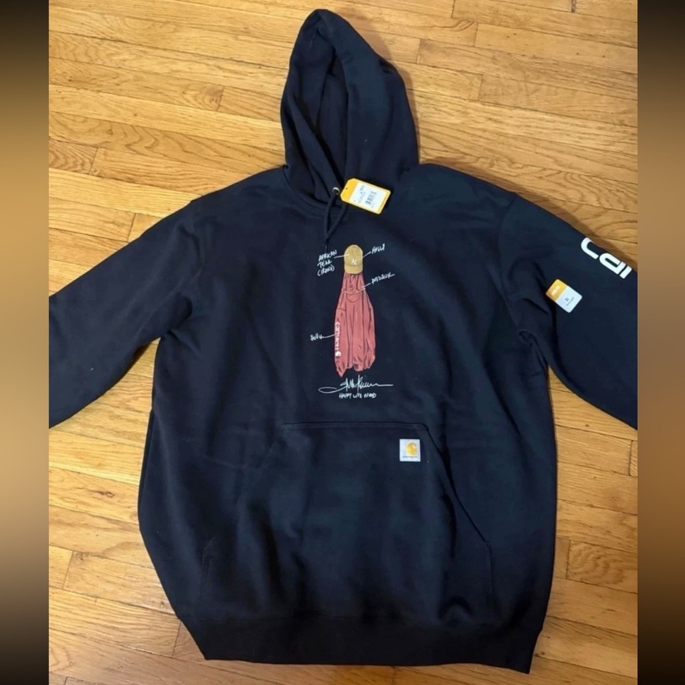 Carhartt Happy Life Wood Hoodie Limited Edition Medium